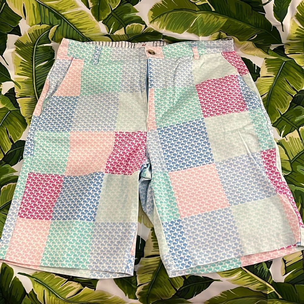 NWOT Vineyard Vines Target Mens Multi Color Blocked Shorts size 30